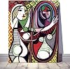 The Girl Before MirrorThe Weeping WomanDream by Pablo Picasso poster Canvas Print Picasso Wall Art Fine Art For Living Room, Bedroom, Office Girl Before Mirror,12x14in Canvas rolls