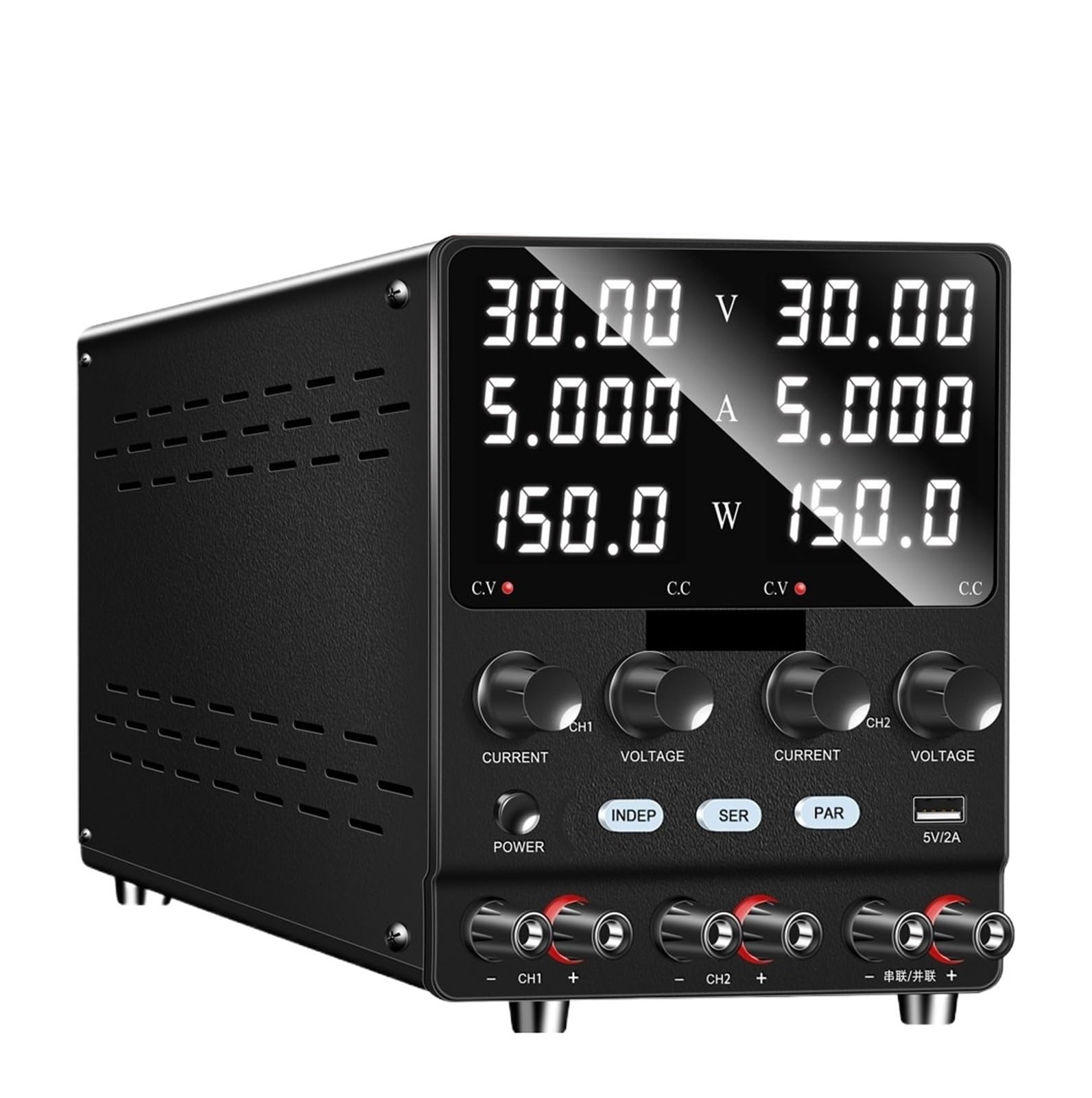 Podwójny zasilacz laboratoryjny zmienny, 30 V 10 A regulowane przełączanie zasilacz DC z wyświetlaczem LCD 60 V 10 A z funkcją pamięci