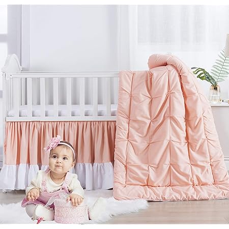 peach cot bedding
