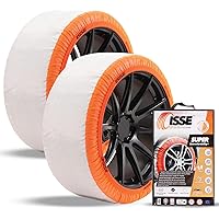 ISSE Super T-58 - Calze da Neve Omologate Italia EN 16662-1 – Catene da Neve Tessili
