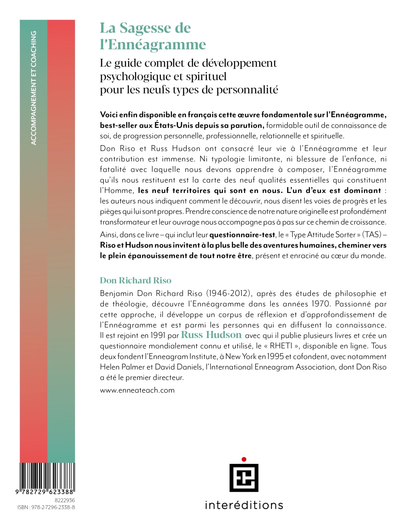 La Sagesse de l'Ennéagramme: Le guide complet de développement psychologique pour les neufs types de personnalité