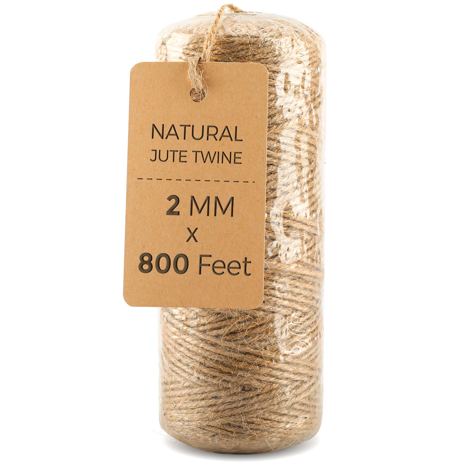 Amazon.com: MROCO Natural Jute Twine 800 Feet Long Twine String for ...