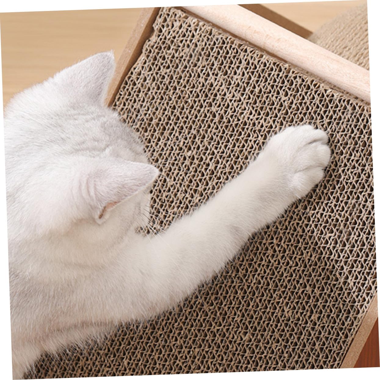 GALPADA Kratzball Katzen Stabile Kratztonne zum Krallenpflege und Möbel Schutz Rutschfestes Katzenkratzer für Drinnen Fördert Bewegung und Langeweile