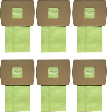 Replacement PKBB12DW Type BB Vacuum Cleaner Bags Compatible with Oreck XL Buster B BB - All Handheld Vacuum BB180, BB280, BB850, BB870, BB880, BB900, BB1000, BB1100, BB1200, MV160, CC1600-6pcs