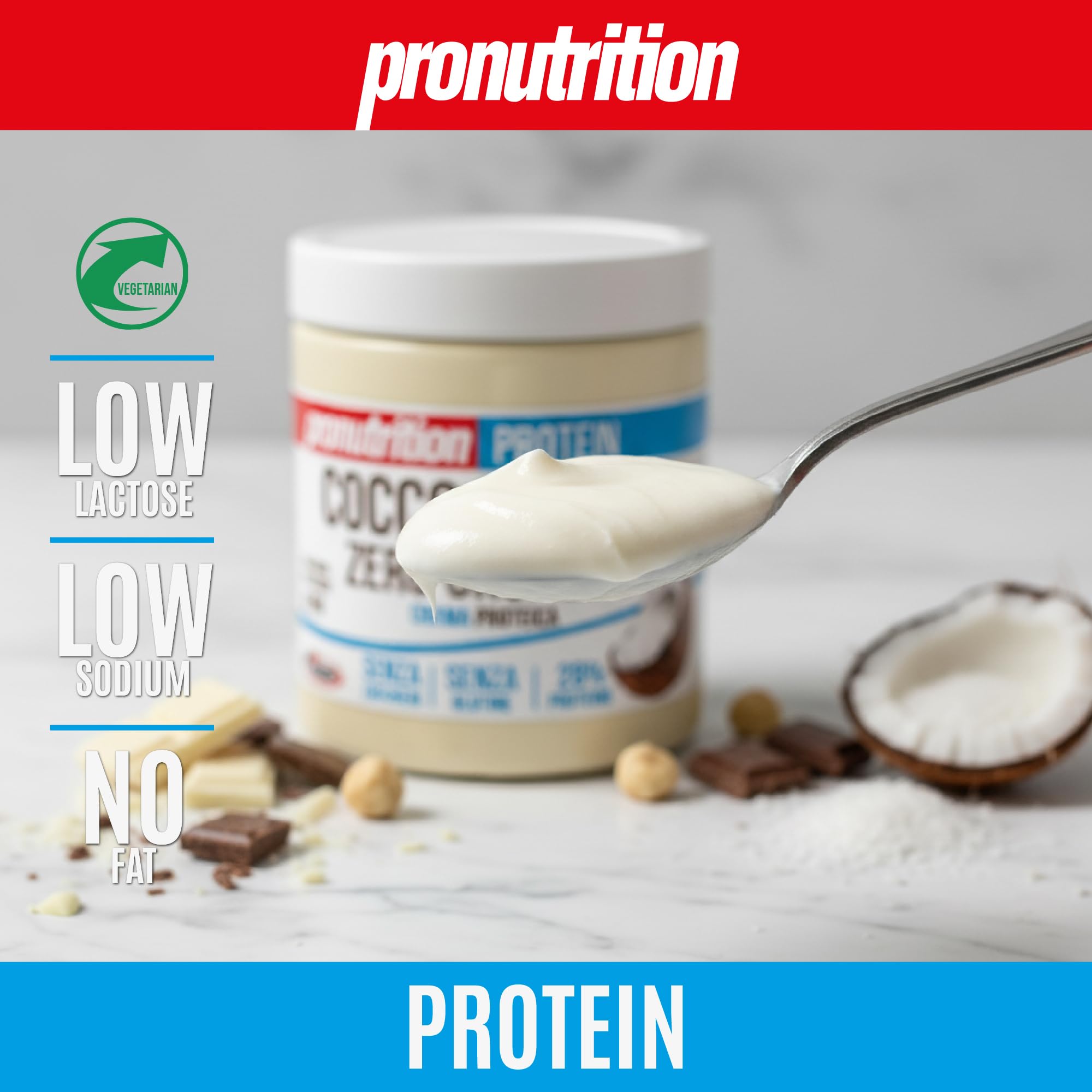 Pro Nutrition - Cocco Zero 350 grammi - Biancococco Crunchy