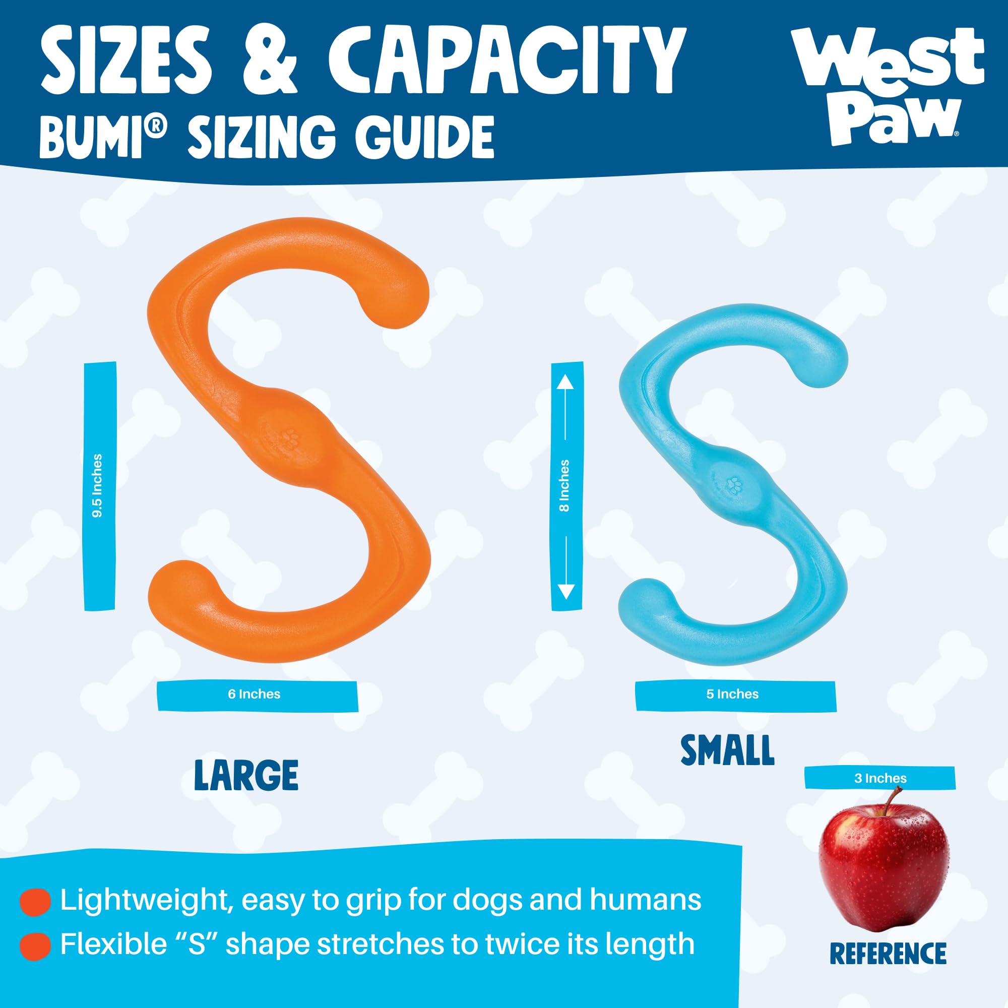 West Paw Bumi Large Aqua