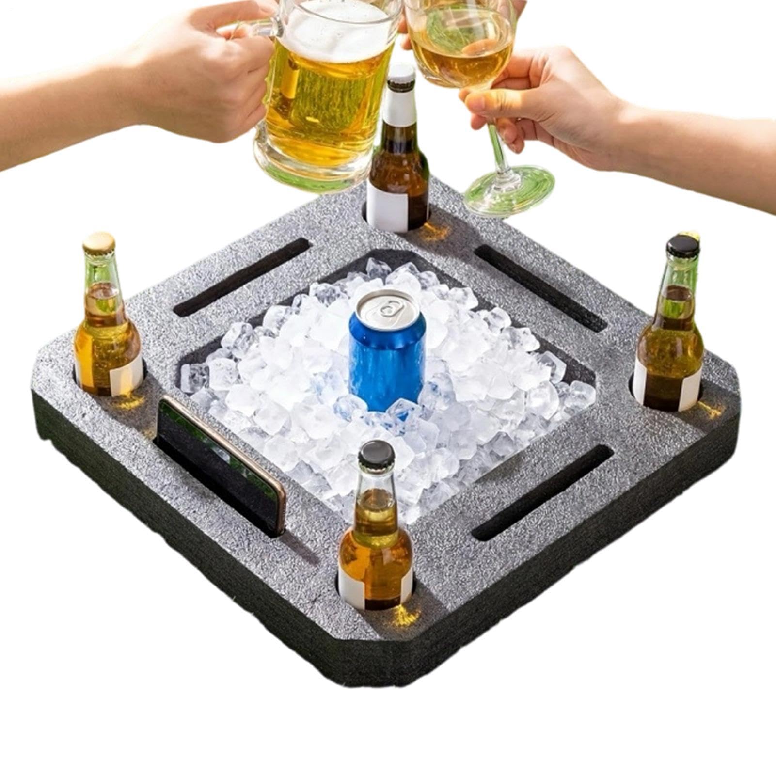 Porte-gobelet flottant de piscine Plateau portable pour servir