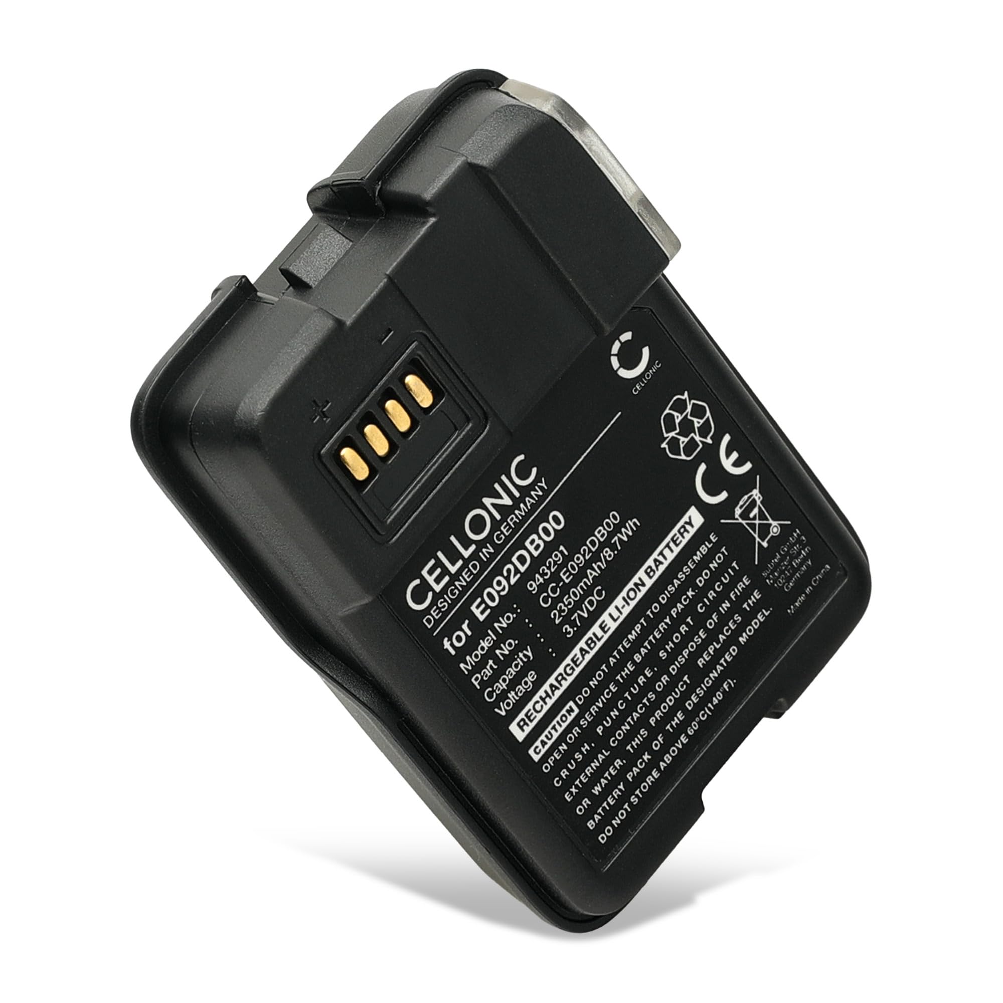 CELLONIC 1x Batería para Iluminación y Linternas Compatible con Petzl Swift RL, Swift RL Pro, E092DB00 - (2350mAh, 3.7V)