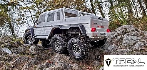 Miniatura 4 de Treal 1.9 Beadlock Wheels Heavy Duty CNC Aluminio Crawler RC Wheel 4pcs-Set para 110 TRX-4 Axial SCX10 II SCX10 III (negro) 4.09 ozpc -Tipo C