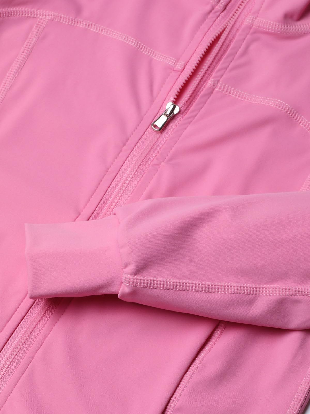 Sportliche Jacke für Mädchen mit Reißverschluss langärmelig leichte Oberbekleidung Taschen