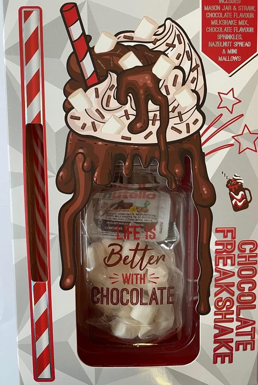 Chocolate Freakshake Create Your Own Choc Milkshake Jar All in One Kit