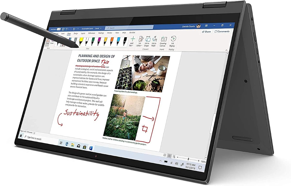 Lenovo IdeaPad Flex 5 14ALC05 82HU002YUS 14" Touchscreen Convertible 2 in 1 Notebook - Full HD - 1920 x 1080 - AMD Ryzen 7 5700U Octa-core (8 Core) 1.40 GHz - 16 GB RAM - 512 GB SSD - Graphite Gray