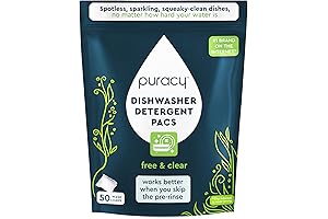 Puracy Dishwasher Pods: Tiktok Hit, Natural for Ultimate Clean Dishes