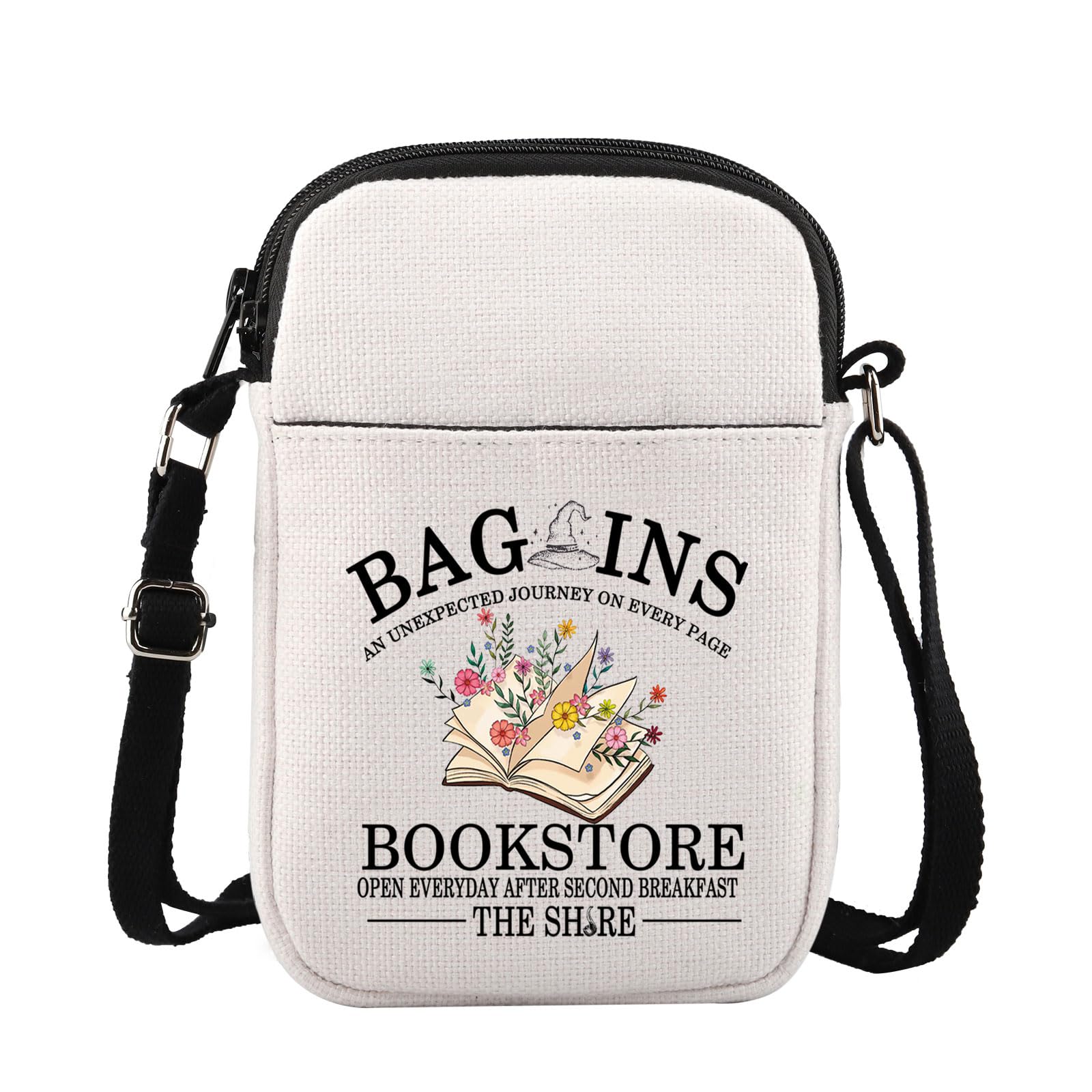 G2TUP Fantasy Book Bookstore Crossbody Bag Fantasy Movie Inspired Gifts Fantasy Book Movie Shoulder Bag Bookish Lover Gifts