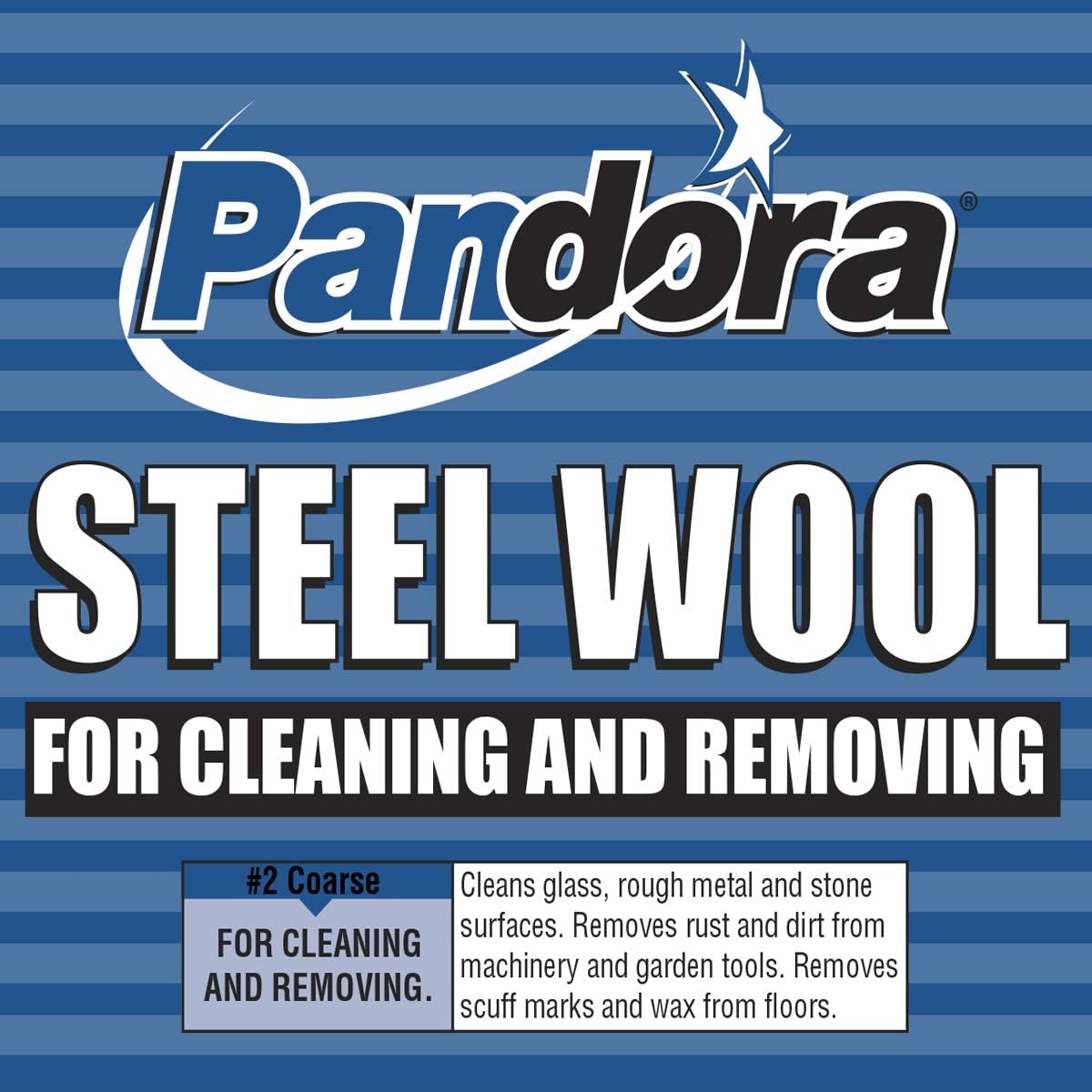 Pandora Steel Wool (16 Pads, 2 Coarse)