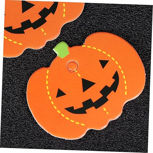 Miniatura 8 de Etiquetas colgantes de Halloween para manualidades, 100 unidades, etiquetas de papel de Halloween, etiquetas colgantes de Halloween, etiquetas de