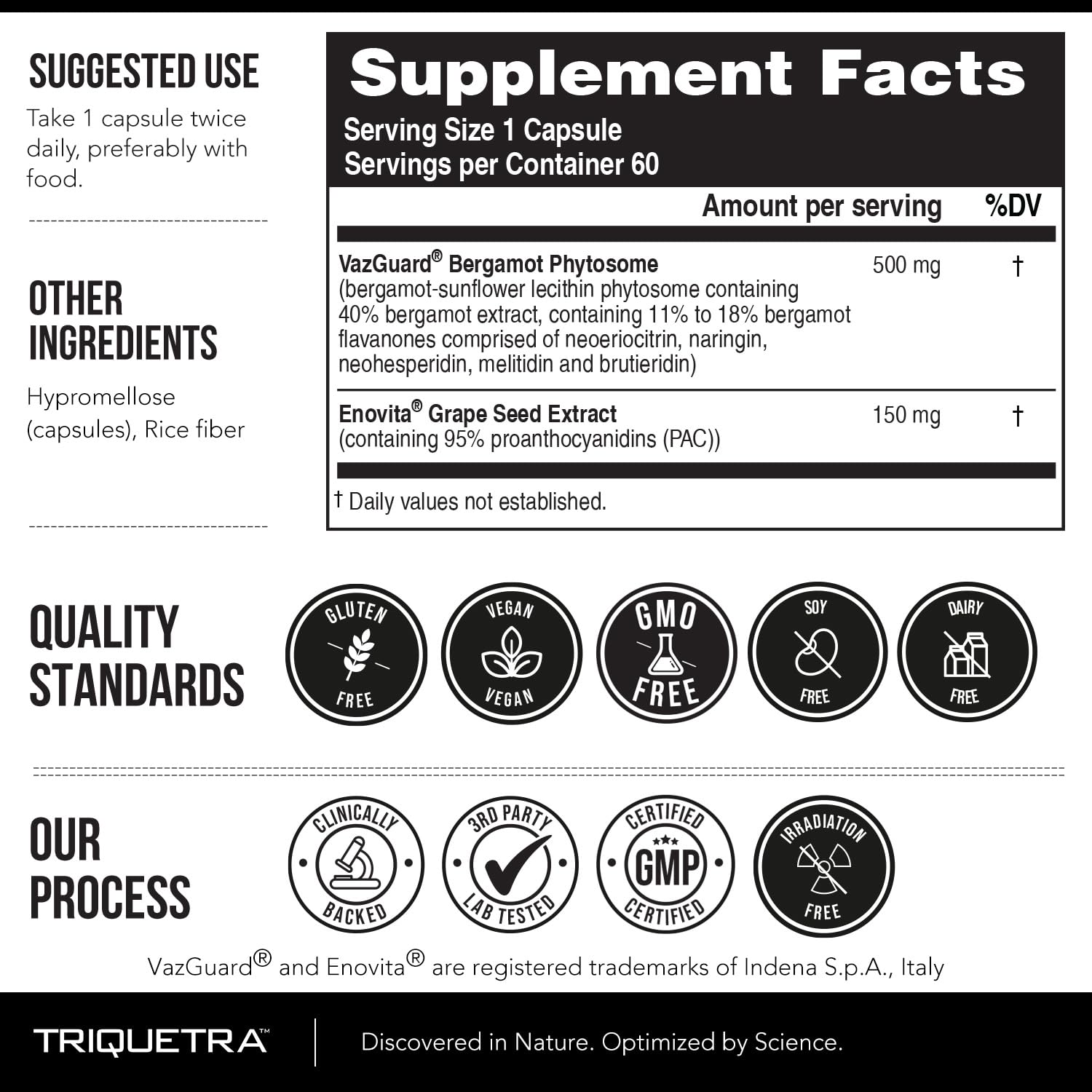 SoActive Bergamot: 2.5X More Effective, Italian Citrus Bergamot Phytosome - Clinically Validated | Enhanced with Grape Seed Extract - Supports Cholesterol & Weight Management (60 Capsules) — Amazon image 7