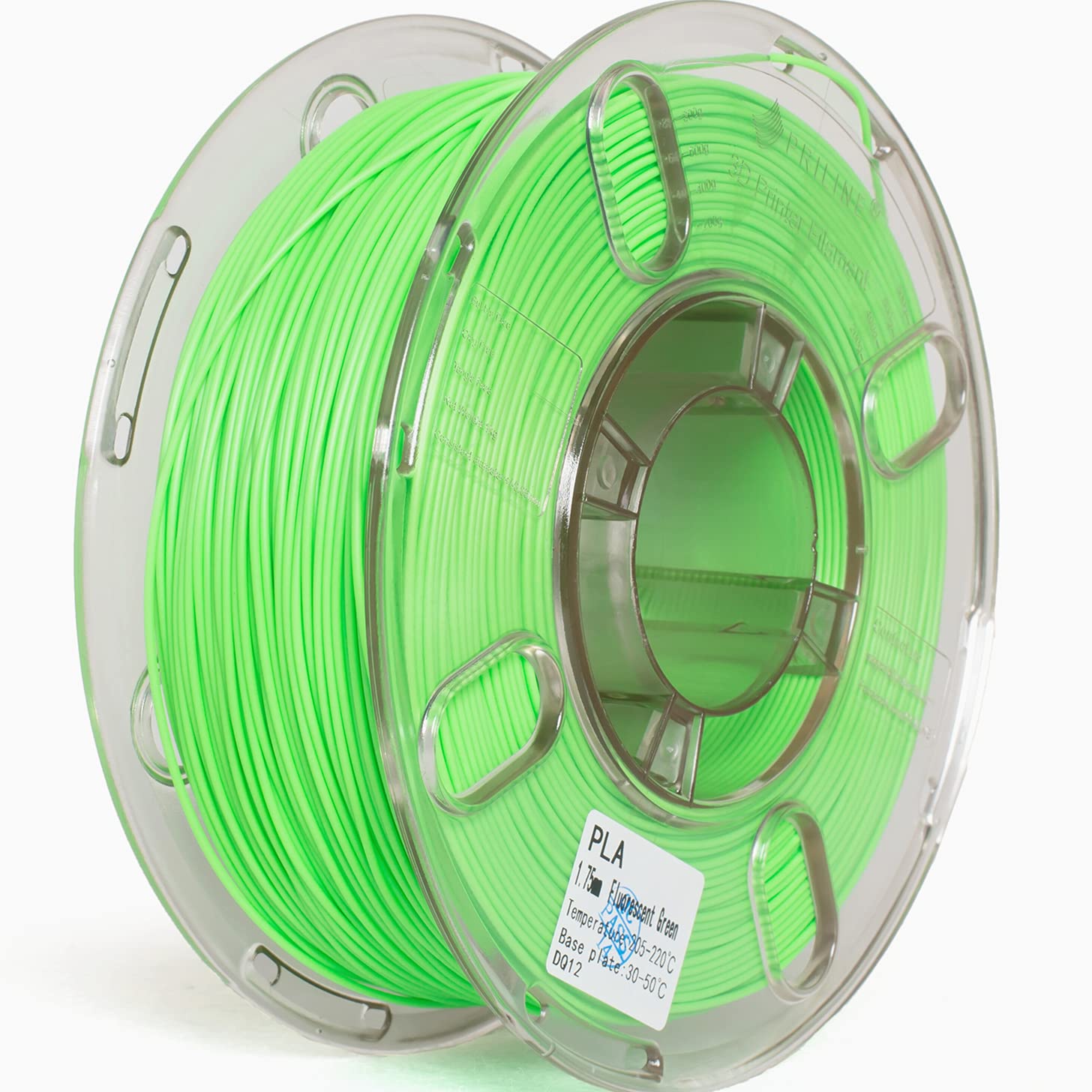 PRILINE PLA Filament 1.75mm, PRILINE PLA 3D Printer Filament, 1kg Spool (2.2lbs) 3D Printing Filament Fits for Most 3D Printers, Dimensional Accuracy