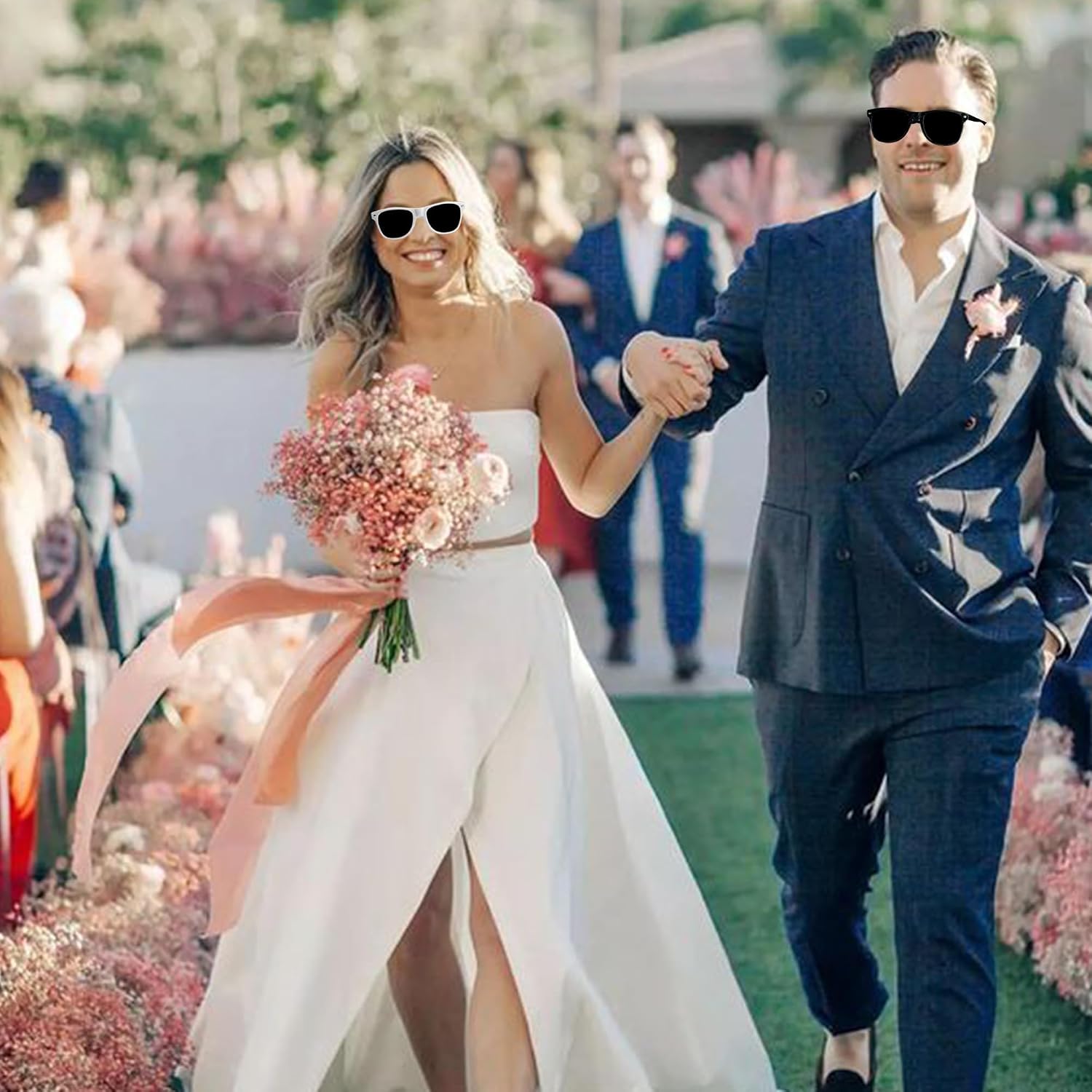 LADY&HOME Wedding Gifts for Couples,Bridal Shower Gifts,Polarized Bride and Groom Sunglasses,Engagement Gifts for Newlyweds