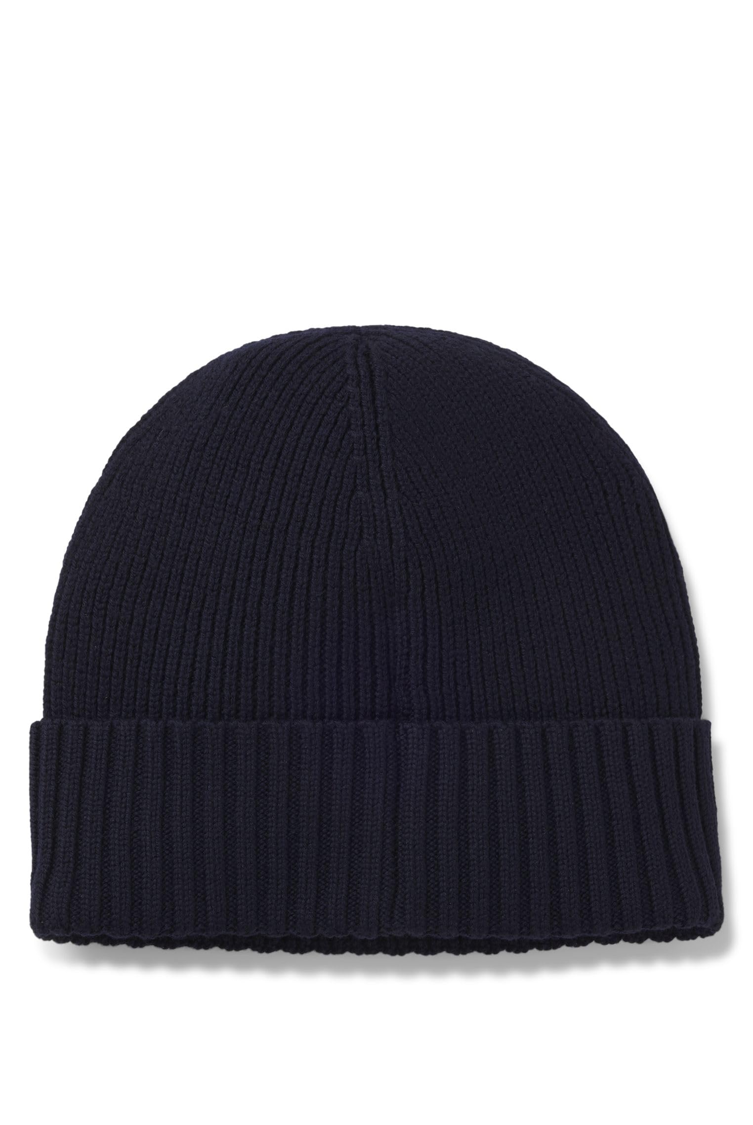 Boss - Fati Ribbed Knit Hat, Berretto Uomo
