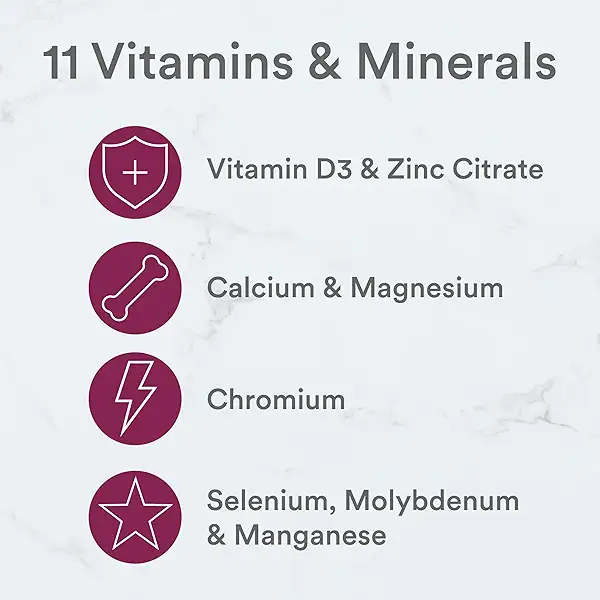 SmartyPants Kids Mineral Chews: Magnesium Citrate & Calcium Supplement with Vitamin D3, Vitamin C, K2, Zinc & Selenium for Immune Support, 60 Count (30 Day Supply) 4