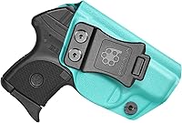 Vista 15 de Amberide Ruger LCP 380 IWB Holster, Kydex Concealed Carry Holster for Ruger LCP .380, No Optic/No Laser, Posi-Click Retention, Sweat Guard