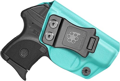Miniatura 17 de Amberide Ruger LCP .380 IWB Holster,Kydex-Boltaron Inside Waistband Fit Original Ruger LCP .380 Auto,Secure Retention,Quick Draw,0–30° Cant IWB |