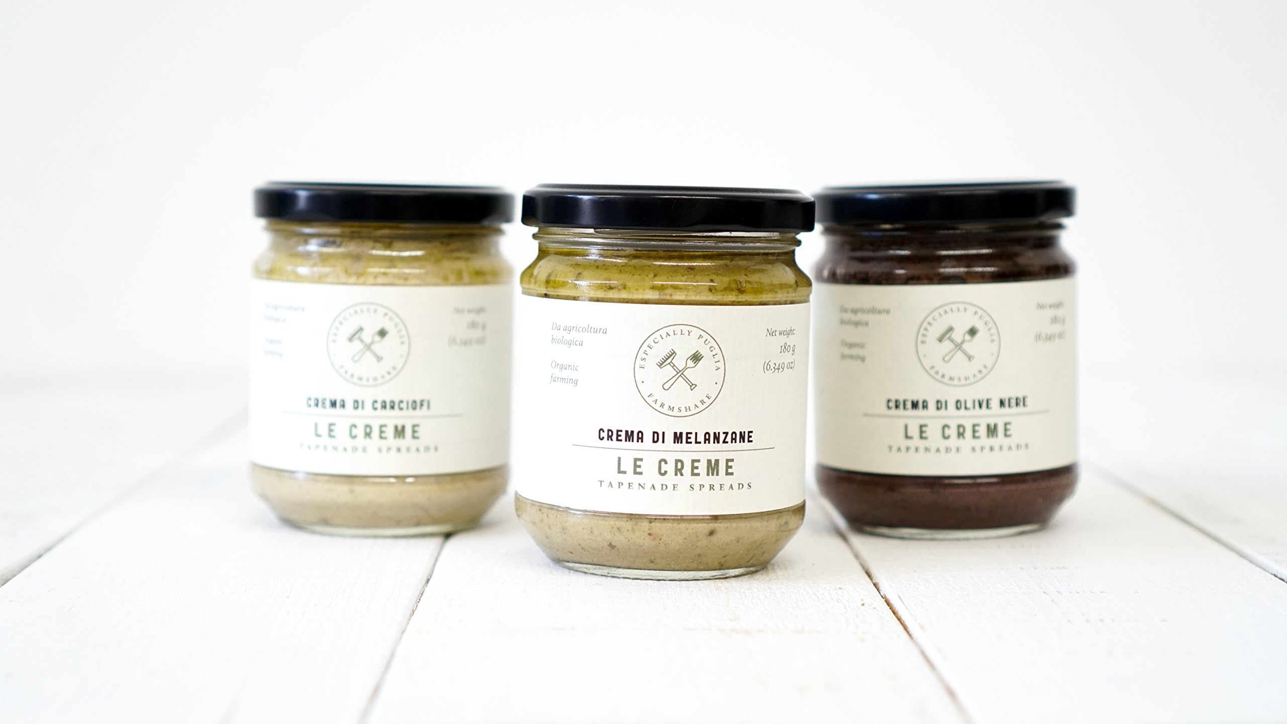 AubergineTapenade/ Black OliveTapenade/Artichoke Tapenade