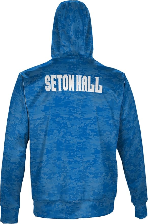 ProSphere Seton Hall University Men's Pullover Hoodie, School Spirit Sweatshirt (Digi Camo) at