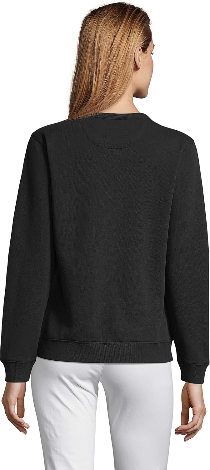 Ultrabasic Women’s Graphic Sweatshirt Swea Cat Head - Low Cat Paws Eco-Friendly Limited Edition Long Sleeve Ladies Sweater