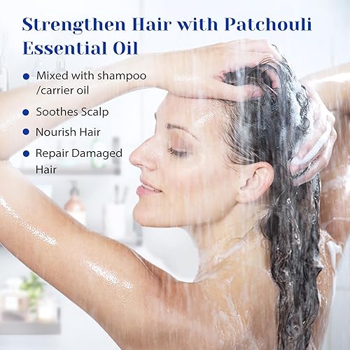 Miniatura 3 de HIQILI - Aceite esencial de pachulí natural puro para hacer jabón, difusores, aerosol, perfume bricolaje, aromaterapia, botella grande con caja de