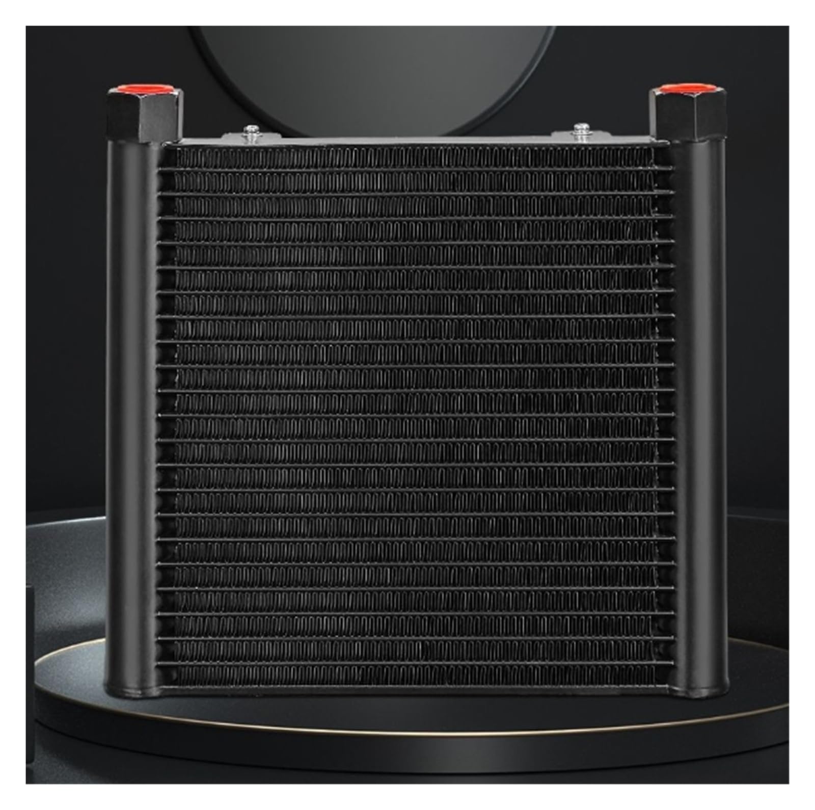 Enfriador de aceite for compresor de aire de aluminio AJ1025T-CA de 25 l/min con placa intercambiadora de calor y ventilador Amplia aplicación(AC220V)