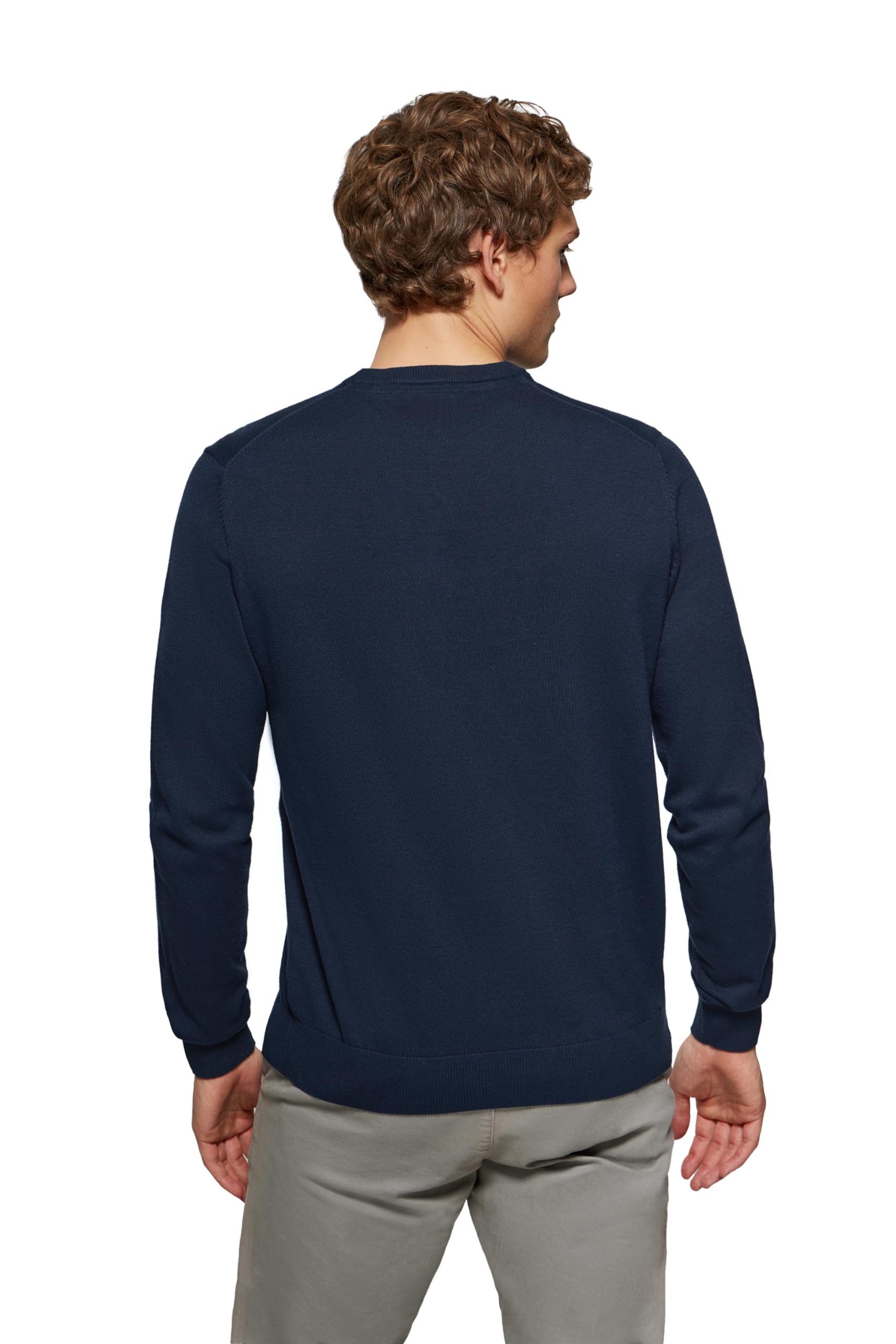Polo Club Maglione Manica Lunga Uomo Maglioni Girocollo Crew Neck Pullover 100% Cotone