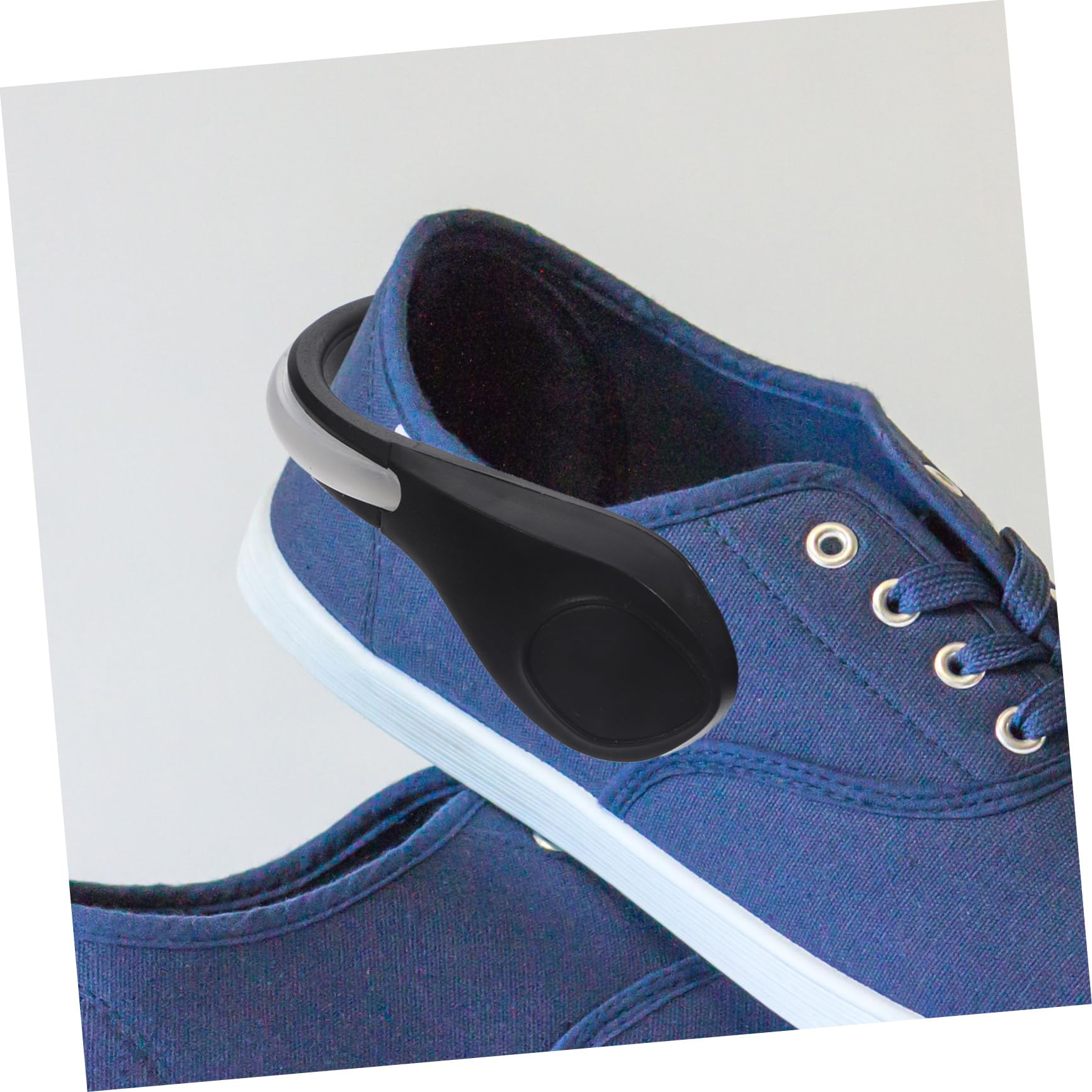 ibasenice Luz Corriente Clip En Las Luces del Zapato Luz para Caminar Luces De Posición Laterales Faro Enrollar La Linterna Cinturón De Lámpara Ligero El Plastico