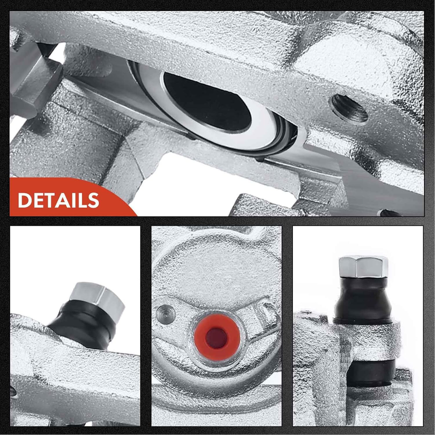 A-Premium Disc Brake Caliper Assembly with Bracket Compatible with Select Lexus and Toyota Models - ES300 2002-2003, ES330 2004-2006, Camry 2002-2006 Japan Built Only - Rear Left Driver Side