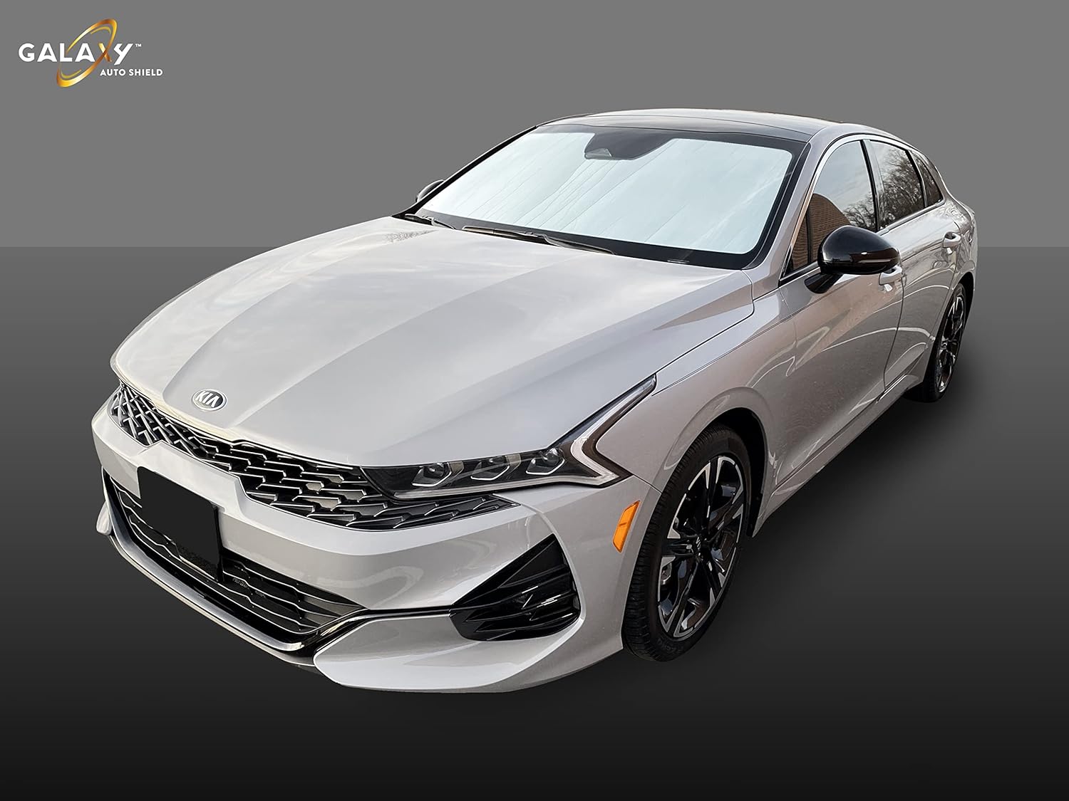 GalaxyAutoShield Custom Fit Rear Tailgate Window Sun Shade Compatible with 2021 2022 2023 2024 2025 2026 Kia K5 Sedan, Insulated Window Sunshade Privacy Blockout UV Reflector Protection - Made in USA