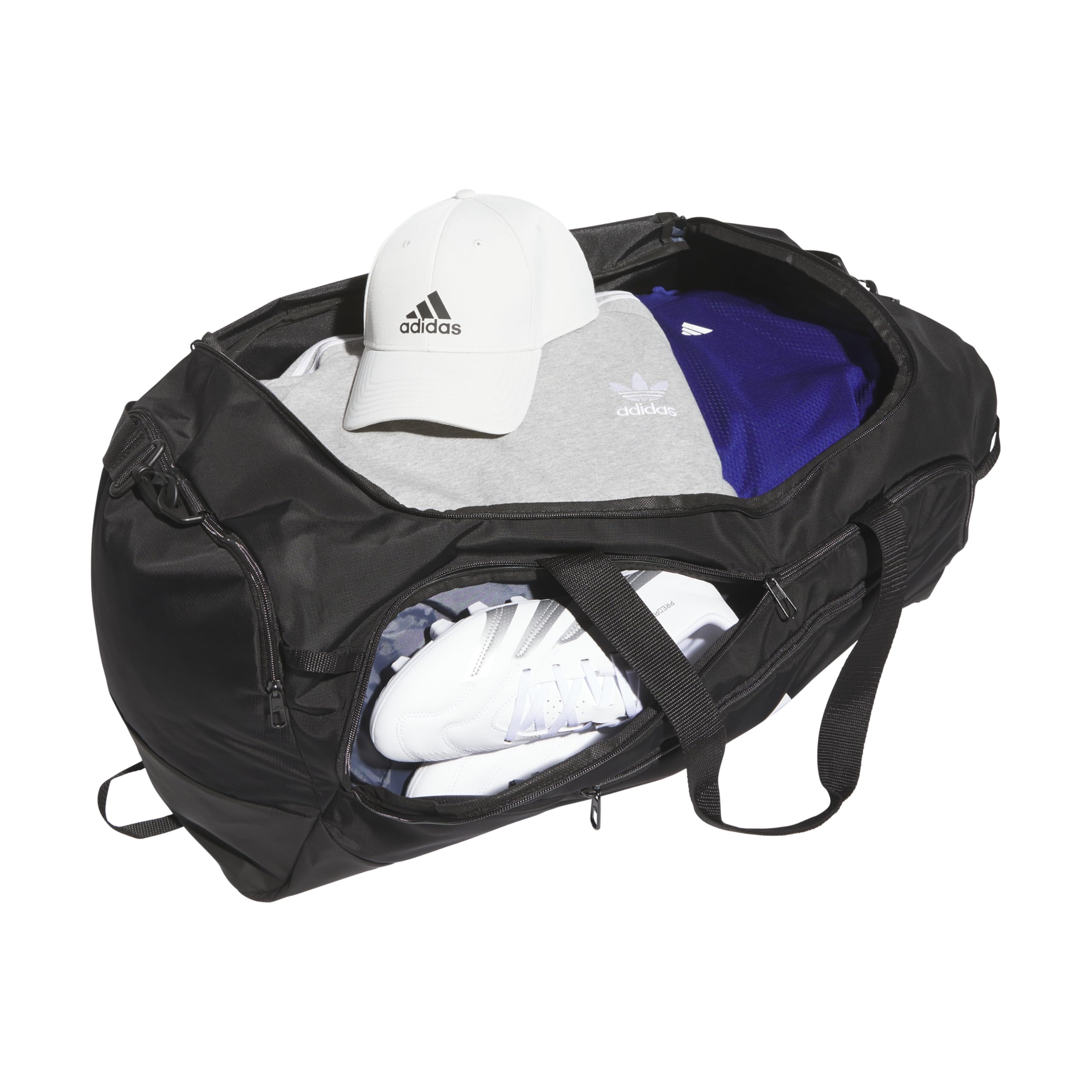 adidas Defender 5 - Bolsa de Lona Grande (100 L), Color Negro, Talla única, Talla única, Bolsa Grande Defender 5 (100 l), Black, Talla única, Defender 5 - Bolsa de Lona Grande (100 l)