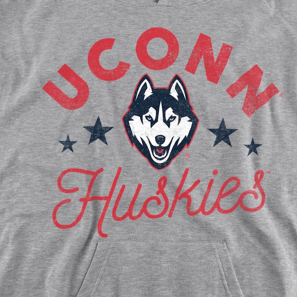 LOGOVISION University of Connecticut Official Huskies Youth Kids Boy/Girls Pull-Over Hoodie - Image 2