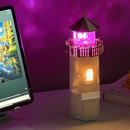 Miniatura 7 de Lámpara de luna proyector de luz nocturna, lámpara de faro recargable, luz nocturna para niños, lámpara de mesa LED con altavoz Bluetooth estéreo de