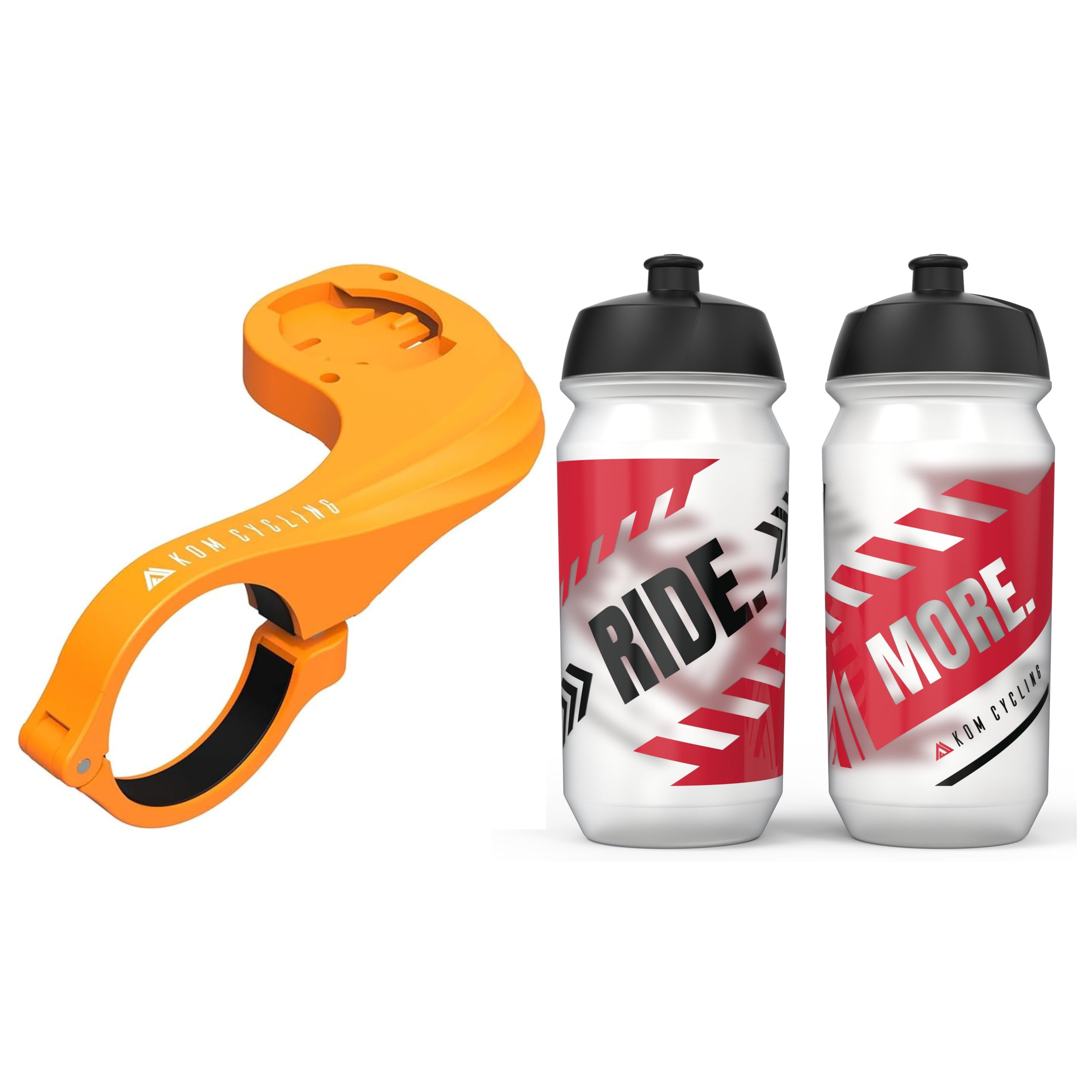 KOM Cycling Wahoo Outfront Mount + 2X Ride More Bottles
