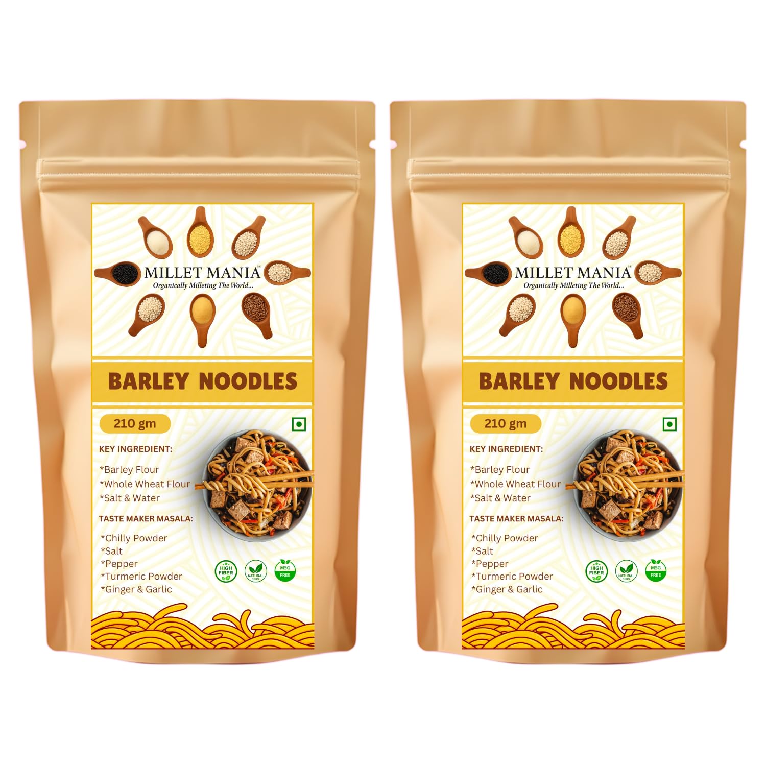 Millet Mania Barley Millet Noodles | Delicious And Nutricious | Vegan | With Iron And Vitamins (Pack of 2)-image-43
