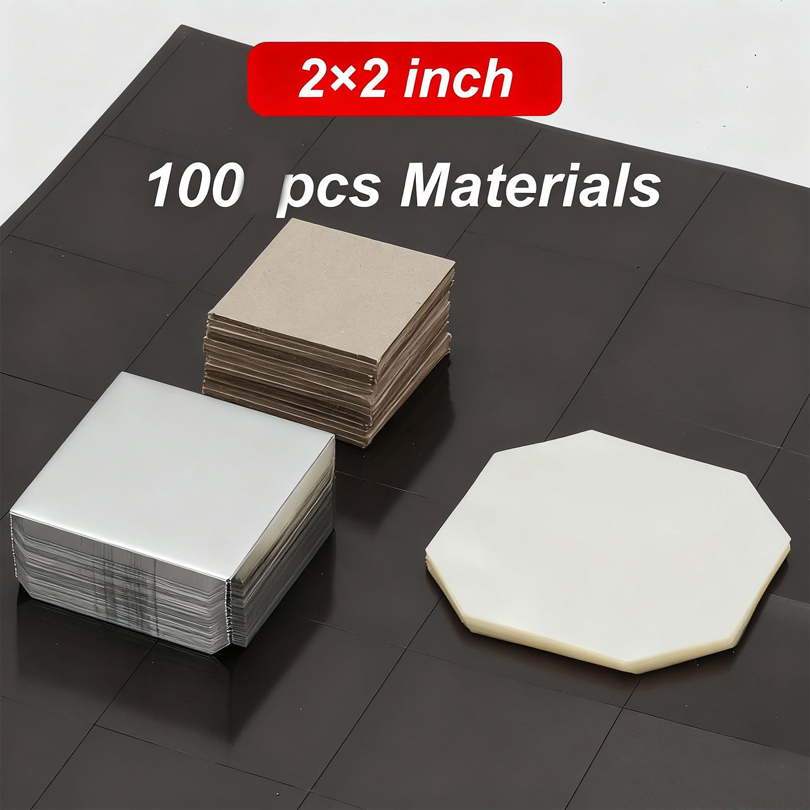 Magnesy na lodówkę Magnesy do tworzenia magnesów fotograficznych Diy Square Magnet Maker Machine 50 x 50 mm kwadratowy zestaw magnetyczny przycisk do tworzenia spersonalizowanych materiałów