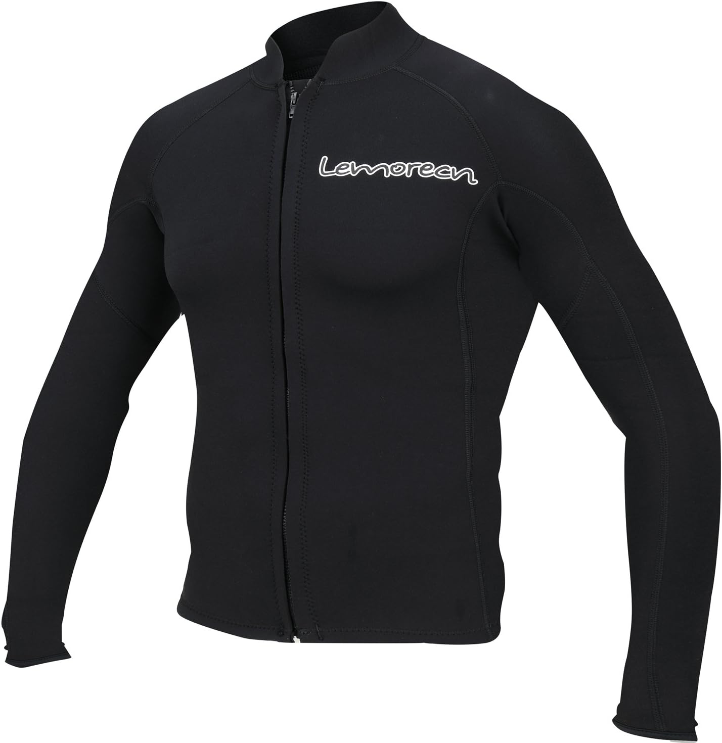 Lemorecn Men’s 2mm Wetsuits Jacket Long Sleeve Neoprene Wetsuits Top