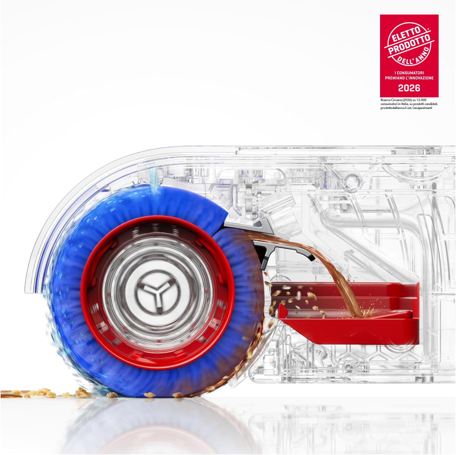 Dyson Clean+Wash Hygiene | Lavapavimenti elettrico senza filtri | Pulizia igienica dei pavimenti duri