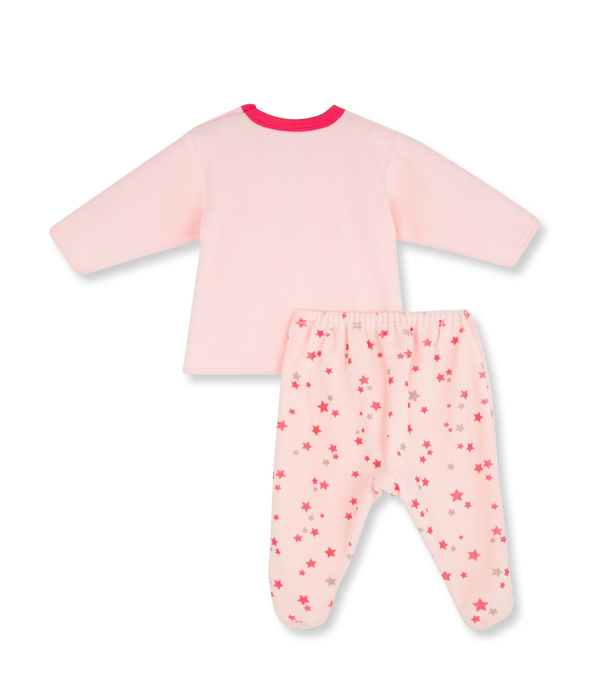 Petit Bateau Baby - Mädchen Pyjama A Pieds Zweiteiliger Schlafanzug