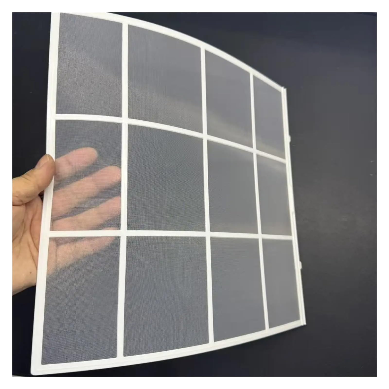 2 TEILE/SATZ, Kompatibel For Mitsubishi, 34X34,5 Cm RLF437A100 Klimaanlage Filter Staub Bildschirm SRK25ZS-W