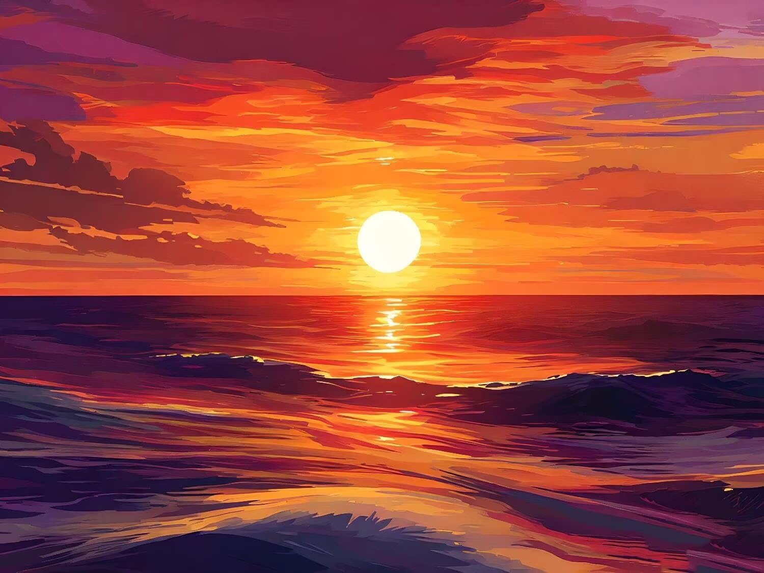 油絵 仮縁つき 海 夕焼け 球体 油絵 仮縁つき 海 夕焼け 球体 油絵 仮縁つき 海 夕焼け 球体 Cloudy