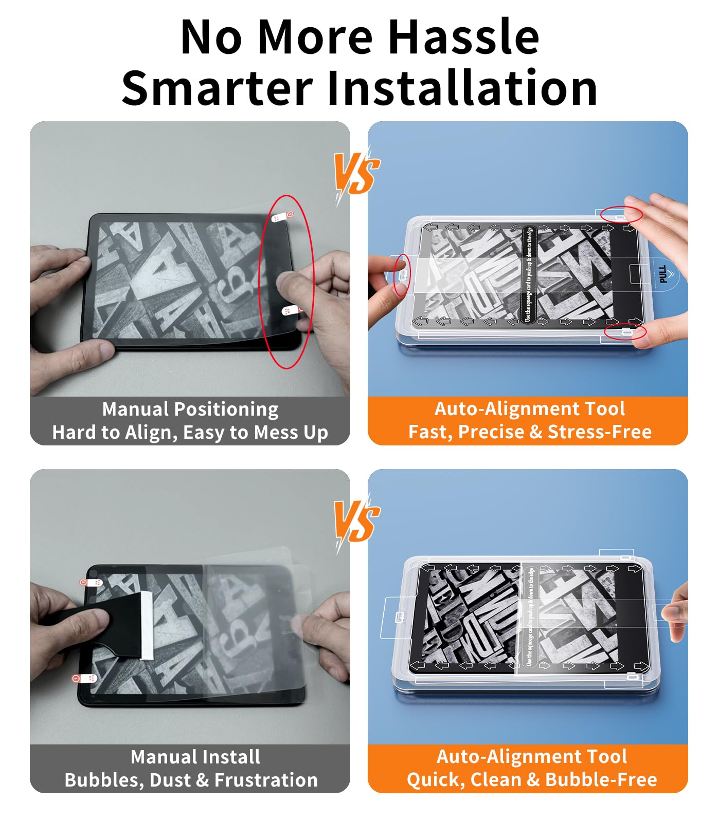 Pandashield Displayschutzfolie für Kindle Paperwhite 6 (12. Generation) und Kindle Colorsoft Signature Edition, blendfrei, matt, mit automatischem Positionierungsrahmen, Amooth Touch, 2 Stück