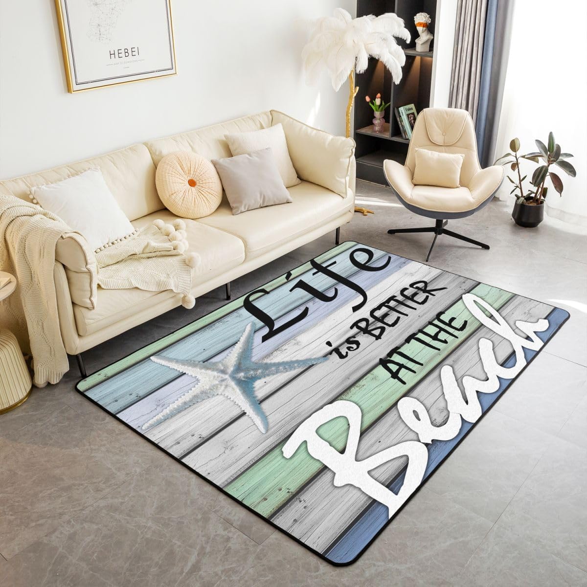 Erosebridal Rustic Boho Black White Aztec Rug Simple Geometric Stripes Triangle Pattern Area Rug 3x5 for Kids Adults Men Modern Abstract Indoor Floor Mat Farmhouse Room Decor