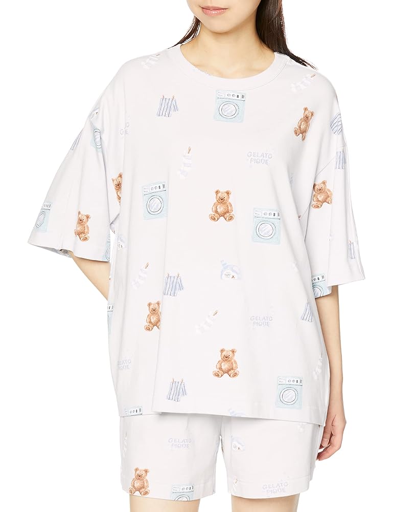 Amazon | [ジェラート ピケ] ランドリーベア柄Tシャツ